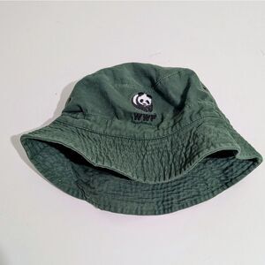 WWF World Wildlife Federation Panda Logo Bucket Hat Cap M/L